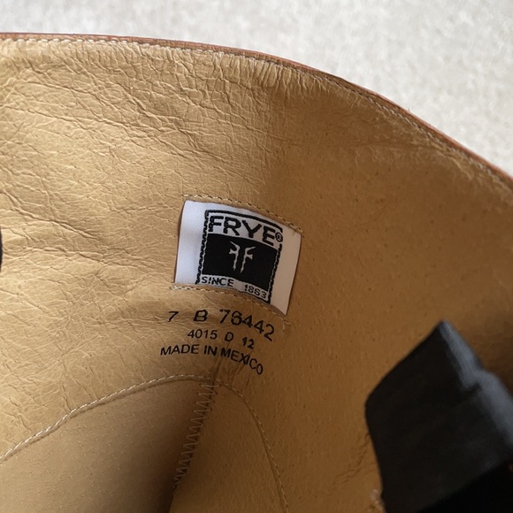 FRYE Melissa Trapunto Tall Boots sz 7 - Picture 14 of 16